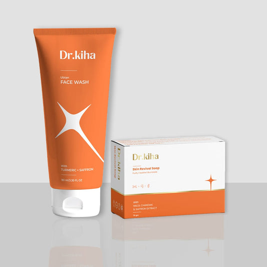 Dr Kiha ( ubtan face wash + skin revival soap ) Glow & Refresh Combo