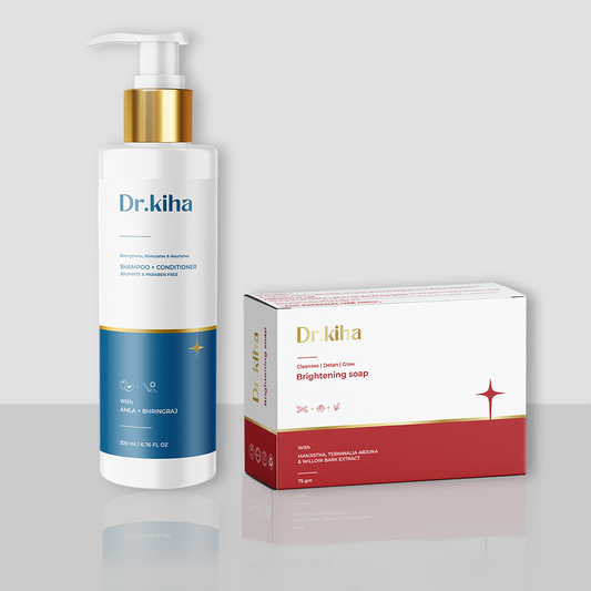 Head-to-Toe Herbal Cleanse Combo (Shampoo + Ayurvedic Cleansing Soap)