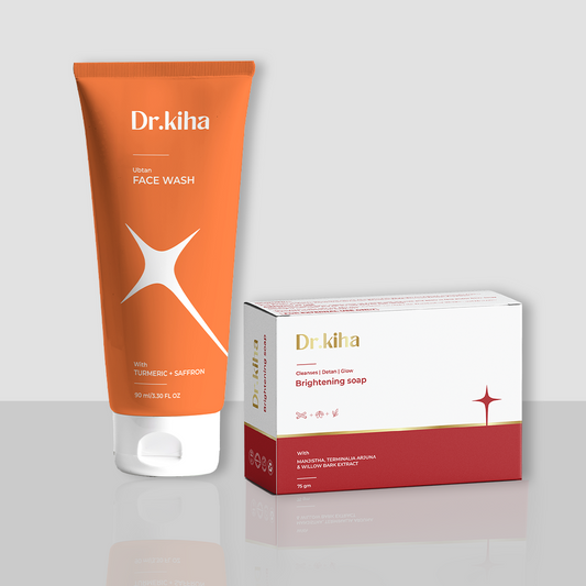 Radiant Glow Skincare Duo (Face Wash + Brightening Soap)