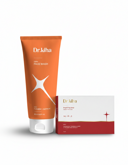 Radiant Glow Skincare Duo (Face Wash + Brightening Soap)