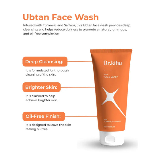 Ubtan Face Wash with Turmeric & Saffron