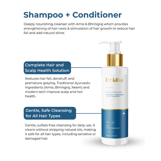 Herbal Hair Care Shampoo with Amla & Bhringraj