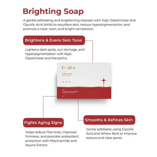 Brightening Soap with Manjistha & Willow Bark (Pack of 3)